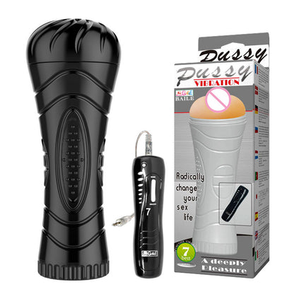 Masturbation Cup for Men 7-function Vibrations Artificial Vagina Sexy Toy