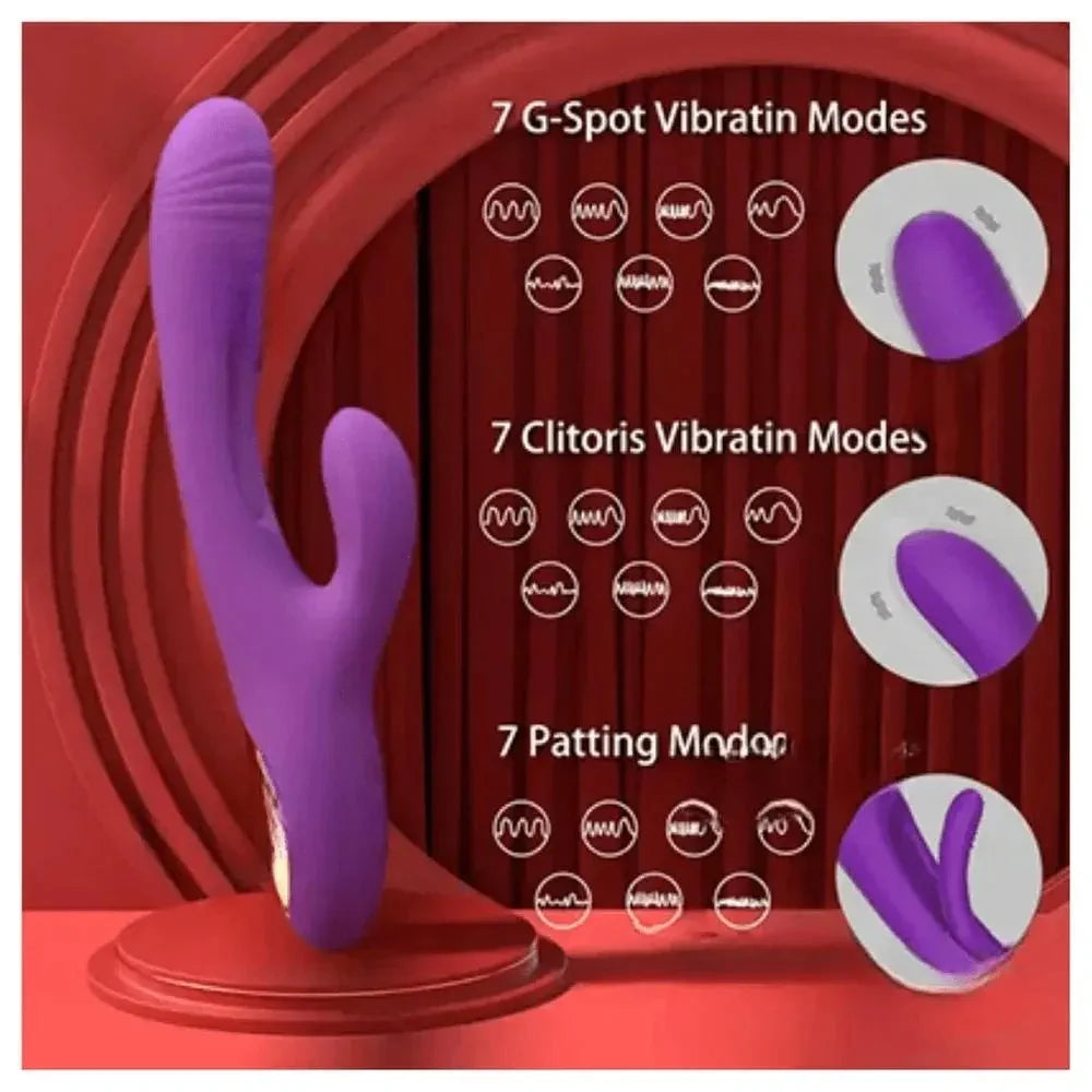 ToyEx Classic Wellness Massager – Rechargeable 7-Mode Personal Care Device (Red)